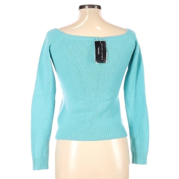 Ralph Lauren Cashmere Boatneck Sparkling Sweater Style 17E24 BQ NEW - Picture 2 of 10